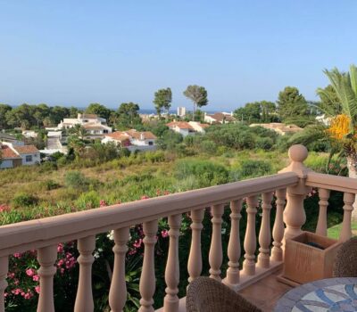 Vue depuis la terrasse de la Villa Jorge Larco à Jávea